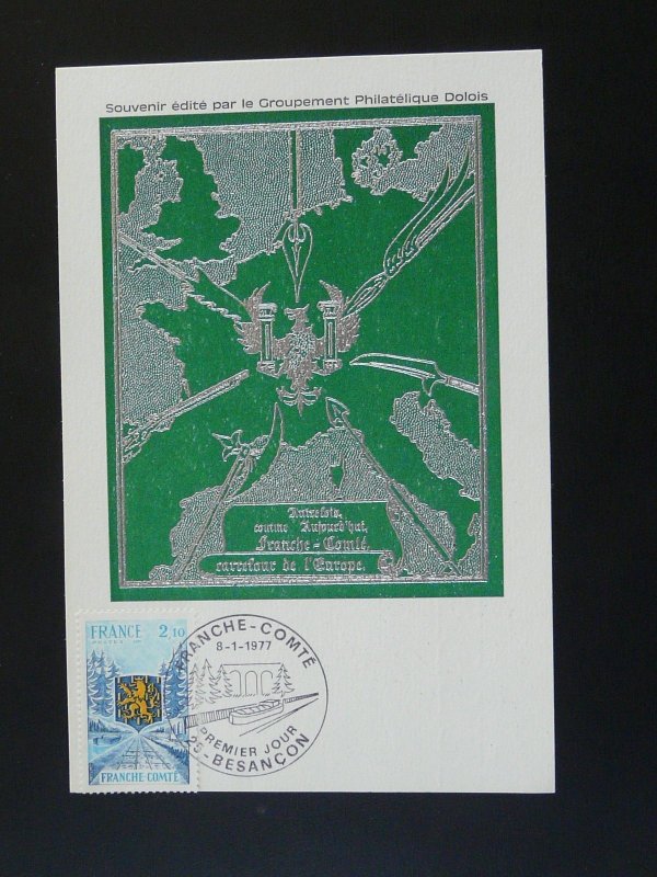region Franche Comte maximum card France 1977