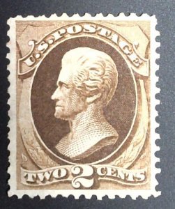 Scott #157 - VF/XF - 2c Brown - Jackson - NG - 1873