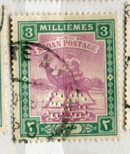 BRITISH EAST AFRICA PROTECTORATE; Early 1900s Came Rider used 3m. value