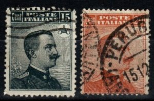 Italy #111-2 F-VF  Used CV $6.50 (A357)