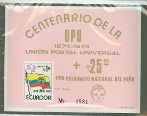Ecuador #534 Mint (NH) Souvenir Sheet