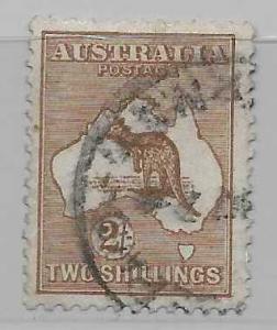Australia 52 2sh roo single Used