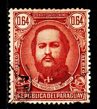 Paraguay - #C164 Marshal Lopez - Used (B)