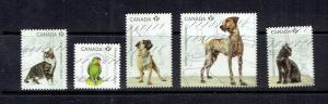 CANADA - 2013 ADOPT A PET - SCOTT 2637 TO 2641 - USED