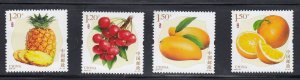 China 2018 Sc#4556-4559 Fruits (Series 3 2018) MNH**