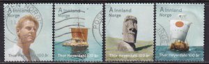 Norway (2014) #1738-41 (3) used set. Perf. 13x13 1/2