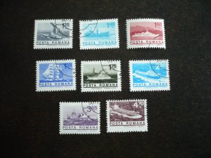 Stamps - Romania - Scott# 2460-2467 - CTO Part Set of 8 Stamps