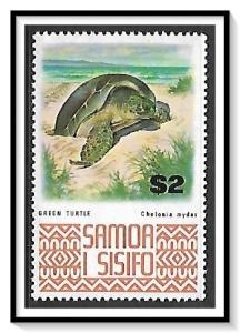 Samoa #378A Green Turtle MNH