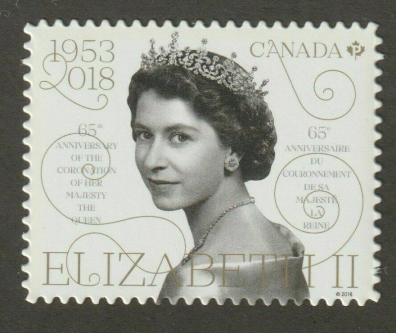 Stamps CANADA 2018. - (#3098) Queen Elizabeth II - MNH**