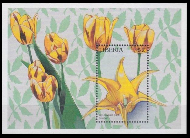 1997 Liberia 1905/B166 Flowers 7,00 €