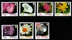 GUERNSEY SG1211/7 2008 WILD FLORA MNH