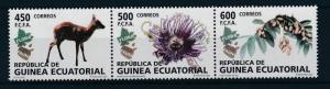 [26046] Equatorial Guinea 2008 Animal Kingdom Deer Flowers MNH