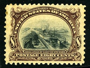 U.S. #298 MINT WITH PF CERT