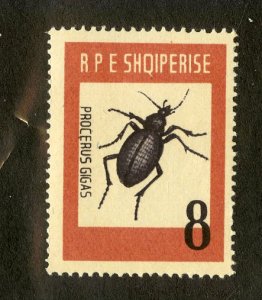 ALBANIA 662 MNH SCV $7.50 BIN $3.75 INSECTS