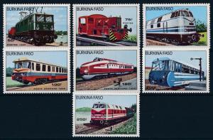 [63641] Burkina Faso 1985 Railway Train Eisenbahn Chemin de Fer  MNH