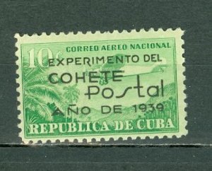 CUBA 1939 AIR #C31   OVPT.  MINT NO THINS...$13.50