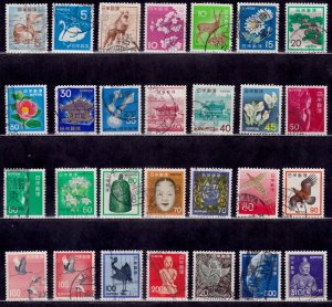 Japan, 1952-82, Numerous Mixed Definitives (28), used**