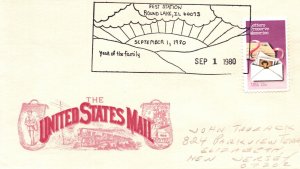 US SPECIAL PICTORIAL POSTMARK COVER YEAR OF THE FAMILY FESTIVAL ROUND LAKE (2)