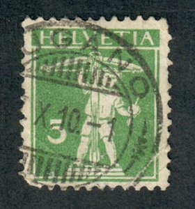 Switzerland #152 used single