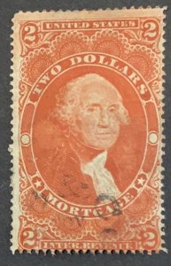 USA REVENUE STAMP 1862-1871 $2 MORTGAGE. SCOTT#R82c