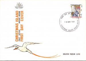 Christmas Island, Worldwide First Day Cover, Birds