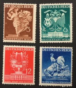 (BJ Stamps) GERMANY, 502-505. 1941 set of 4. FVF, OG, MNH. CV $11.00