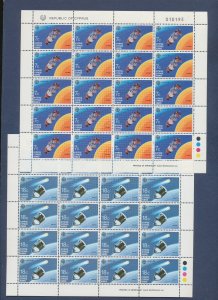 CYPRUS  - Scott 779-780 - MNH Sheets - EUROPA 1991 - 2 scans ---c