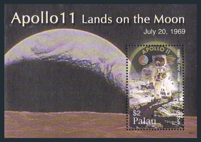 Palau 864 sheet, MNH. Apollo 11, 2006.