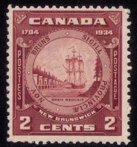 CANADA Sc 210 MNH 2c New Brunswick Seal Very Fine