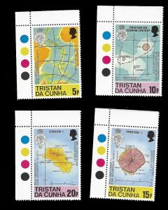 Tristan Da Cunha Scott Number 283-286 MNH