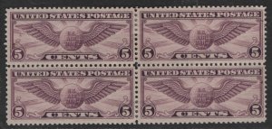 US Sc#C12 M/H/VF block of 4