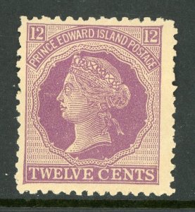 Canada 1872 Prince Edward Island 12p Violet Scott #16 Mint A837