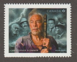 Canada 3303 Christopher Plumber - MNH - self adhesive