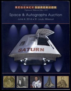 Regency Superior catalog: Auction 105  - NAPEX 2014 + Space & Autographs