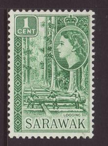 1964 Sarawak 1c Logging Mint