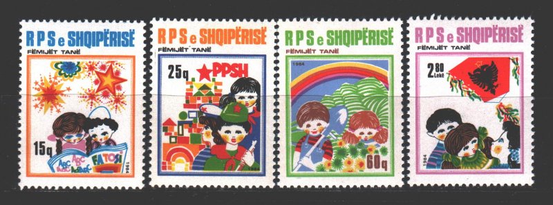 Albania. 1984. 2217-20. Our children, children's drawings. MNH.