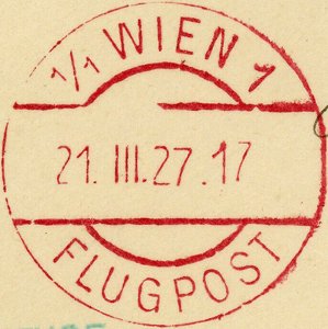 Germany Berlin to Vienna #27.1-03 First Flight Airmail Cover Postage 1927 Europe