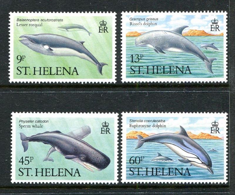 St Helena 483-486, MNH, 1987. Marine Life. x29483