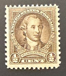 Scott#: 704 - Washington at 45 1/2c 1932 Single Stamp MVLH OG - Lot 15