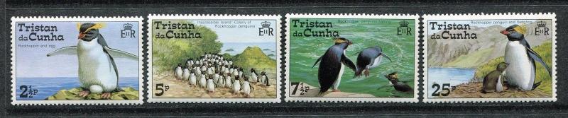 Tristan da Cunha 191-194 MNH Rockhopper Penguins 1974 Sea Gull  x18869