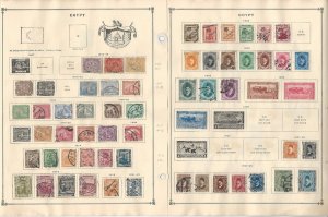 Egypt & Eritrea Collection 1867 to 1940 on 11 Scott International Pages