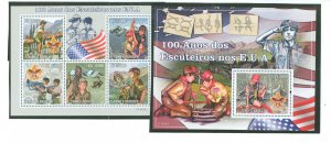 St. Thomas & Prince Islands #2252/2264 Mint (NH) Souvenir Sheet (Scouts)