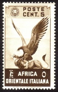 1938, Italian East Africa 5c, MH, Sc 2