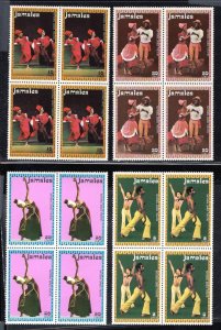 JAMAICA SC# 383-86 BKS/4 FVF/MOG