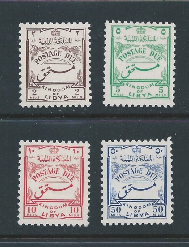 Libya #J37-40 MH 1952 Postage Dues