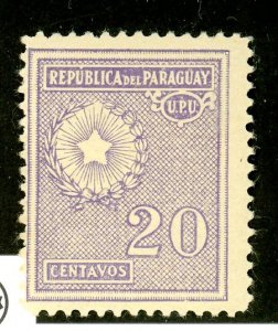 Paraguay, Scott #278, Unused, Hinged