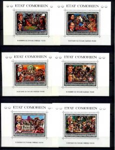 Comoro 165-70 MNH s/s US bicentennial/Indians