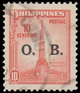 PHILIPPINES REPUBLIC 1948. SCOTT # O51. USED. # 4