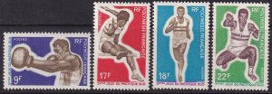 French Polynesia 1969 Sc 247-50 set MNH**