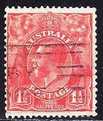 AUSTRALIA #68, USED - 1927 - AUST372NS21